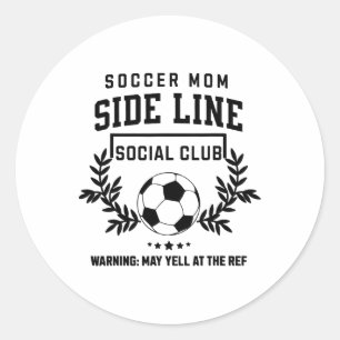 Adesivo Clube Social da Lateral da Mãe de Futebol - Dia de