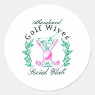 Adesivo Clube Social das Esposas de Golfe Abandonadas