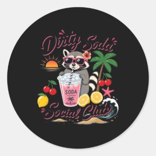 Adesivo Clube Social de Soda Suja Férias de Verão do Guaxi