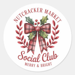 Adesivo Clube Social Nutcracker Grupo de Mercado de Compra