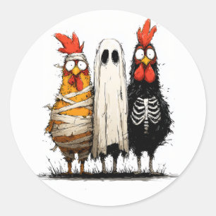 Adesivo Cluckin' Creepy Halloween Bash