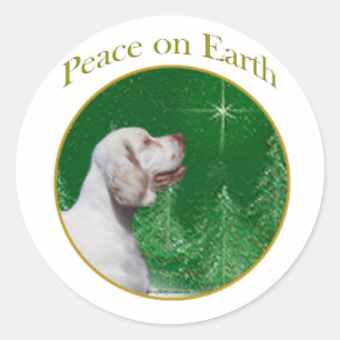 Adesivo Clumber Spaniel Peace