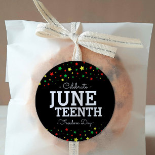 Adesivo Cluster de Estrelas Celebra a 12.ª RYGB Preta