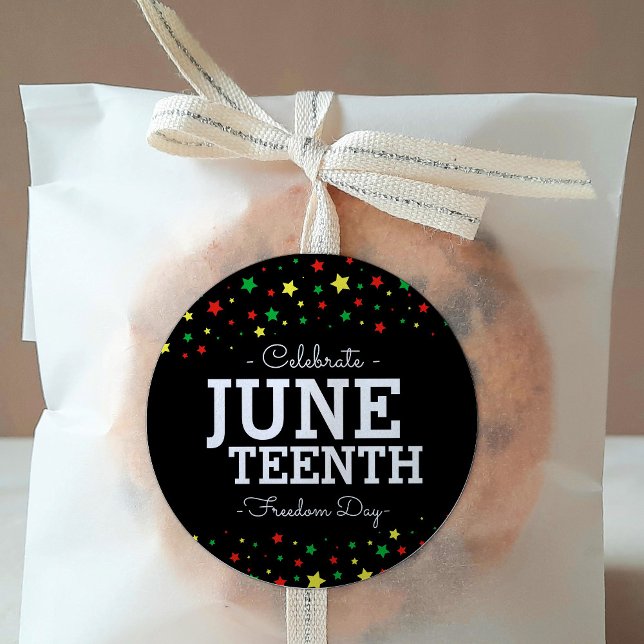 Adesivo Cluster de Estrelas Celebra a 12.ª RYGB Preta (Criador carregado)