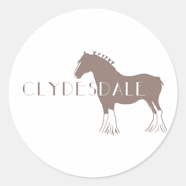 Adesivo Clydesdale (Frente)