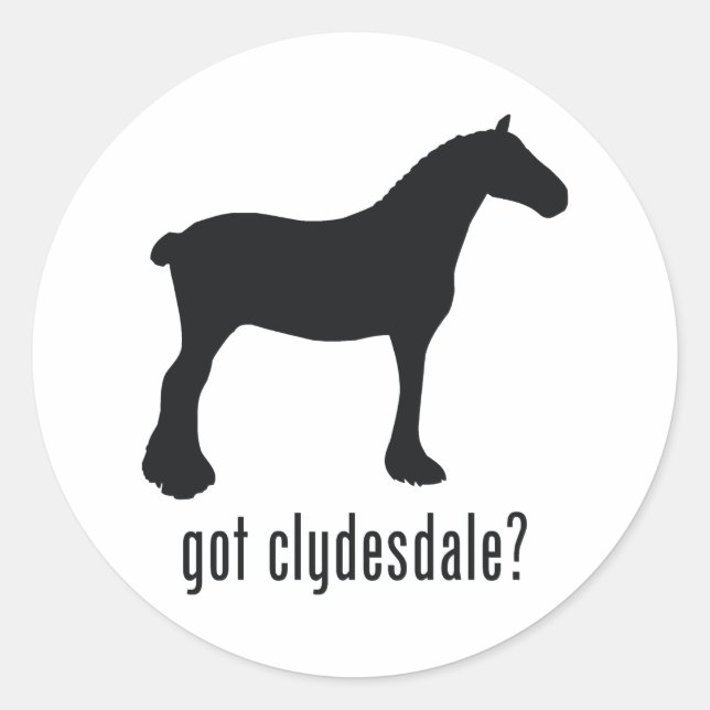 Adesivo Clydesdale (Frente)