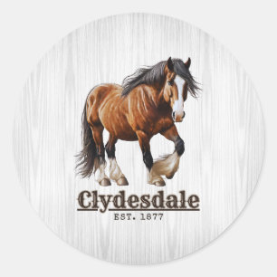 Adesivo Clydesdale Horse Stickers