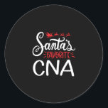 Adesivo CNA Natal Santas favorita da CNA<br><div class="desc">CNA de Natal,  Santas favoritas CNA,  feriado de Natal,  Natal,  Natal,  Natal,  Trabalho Social,  Férias,  design de natal</div>