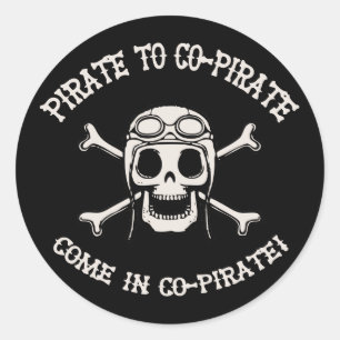 Adesivo Co-Pirata do pirata