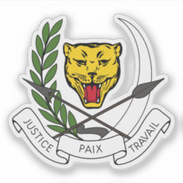 Adesivo CoA of the Republic of Zaire (DR Congo,1971–1997)