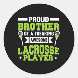 Adesivo Coach Brother do Jogador de Lacrosse