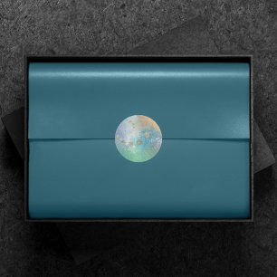 Adesivo Coastal Grunge Azul e Verde Dourado