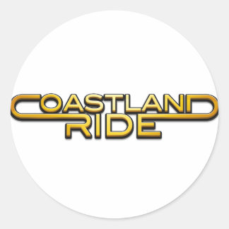 Adesivo Coastland Ride - name logo