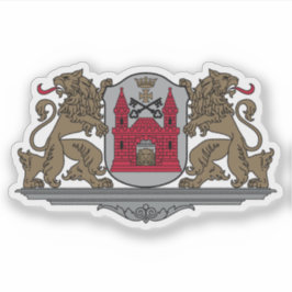 Adesivo Coat of arms of the city of Riga, Latvia