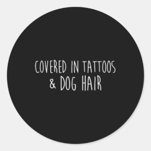 Adesivo Coberta Em Tatuagens E Cabelo Cachorro Incluso