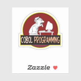 Adesivo COBOL Programmer - Old-School Coding Legend 