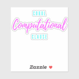 Adesivo Cobol Programming Computational Usage Clause