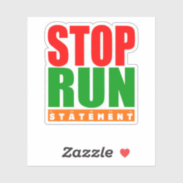 Adesivo Cobol Programming Stop Run Statement Sticker