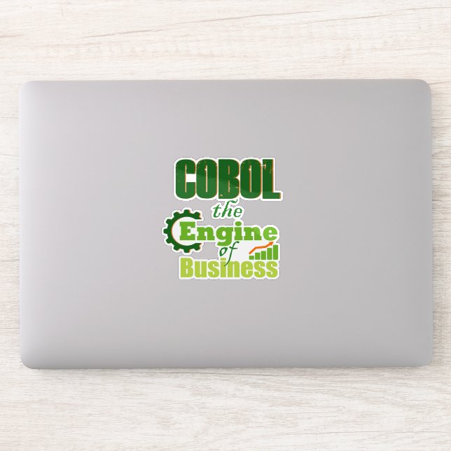 Adesivo Cobol The Engine of Business Sticker (Computador)