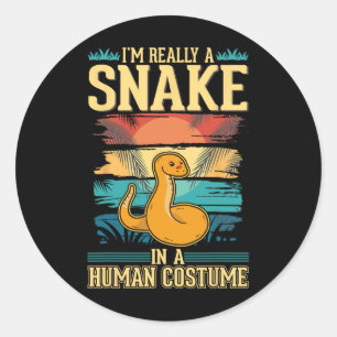 Adesivo Cobra Costume Halloween