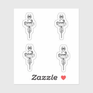 Adesivo Cobra de Cobra de bicicleta