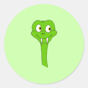 Adesivo Cobra dos desenhos animados
