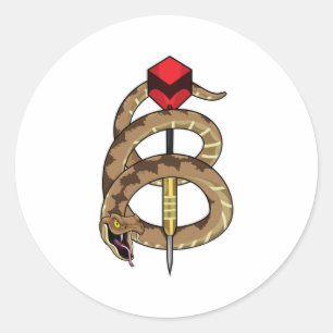 Adesivo Cobra em Dardos com Dart