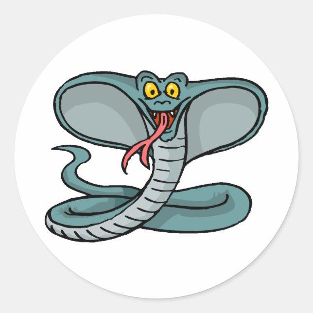 Adesivo Cobra Feliz (Frente)