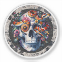 Cobra Floral Com Vinheta Crônica.