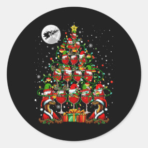 Adesivo Cobras De papai noel E De Vinho Bebidas De Árvore