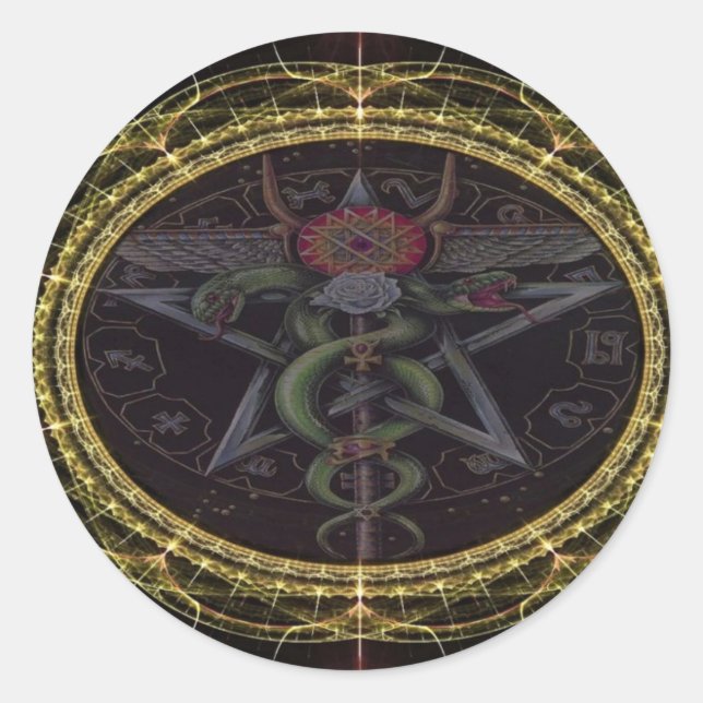 Adesivo Cobras Pentagram (Frente)