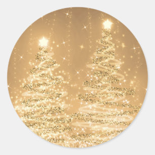 Adesivo Cobre Elegante de Árvores Estimulantes de Natal