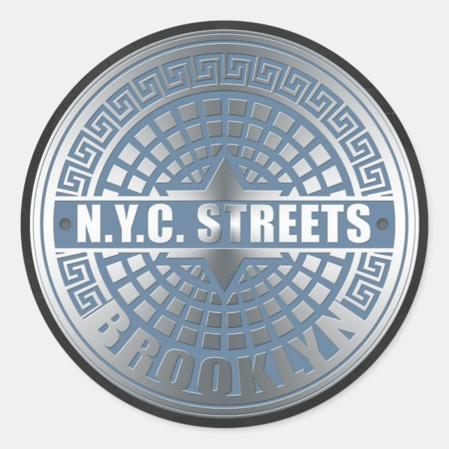 Adesivo Cobrir Brooklyn Blue (Frente)