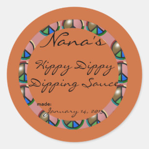 Adesivo Cobrir da tampa do Peace Canning - dimensionado pa