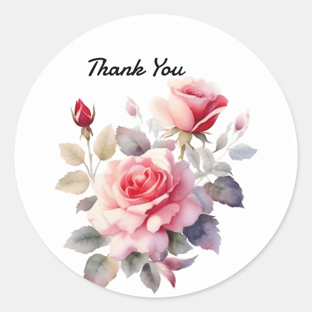 Adesivo Cobrir de Rosas Sensível a Aquarela (Frente)