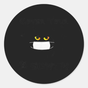 Adesivo Cobrir Meowth Halloween Divertido Máscara de Gato 