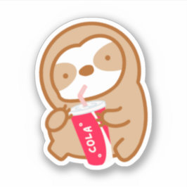 Adesivo Coca-Cola Soda Sloth