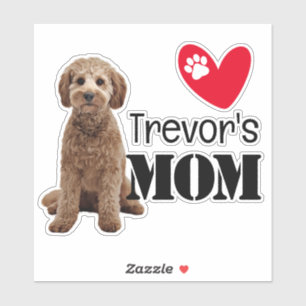 Adesivo Cockapoo Mãe Personalizada