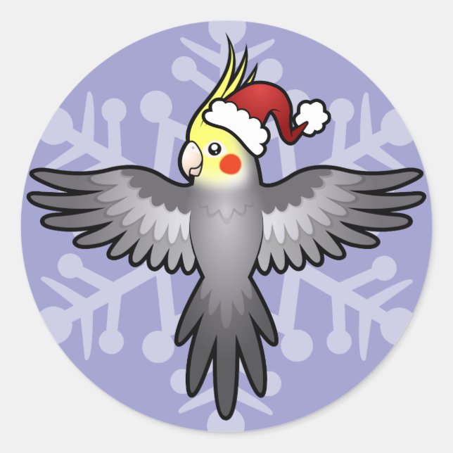 Adesivo Cockatiel de Natal (Frente)
