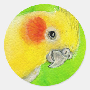Adesivo Cockatiel do peekaboo
