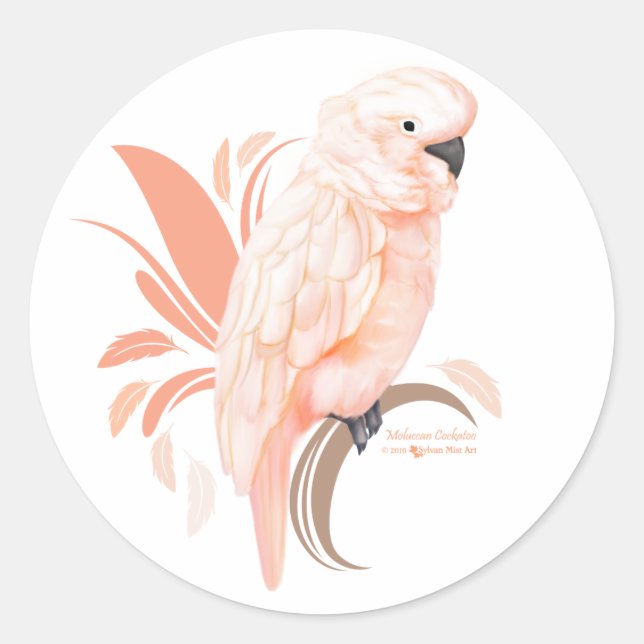 Adesivo Cockatoo Molucano (Frente)
