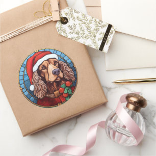 Adesivo Cocker Spaniel Manchou Vidro