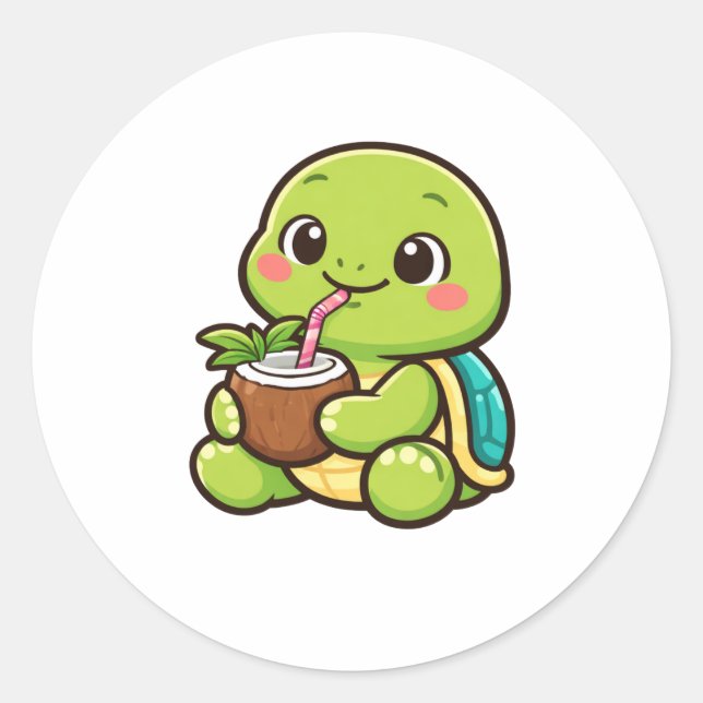 Adesivo Coconut Drink Chill (Frente)