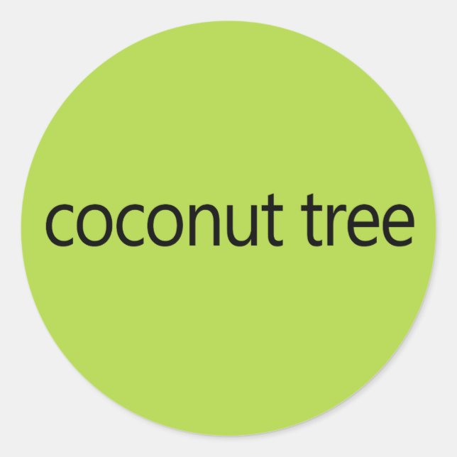 Adesivo Coconut Tree Kamala Harris Cotação 2024 (Frente)