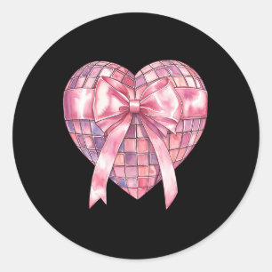 Adesivo Cocota Coração Disco Rosa Namorados Valentim