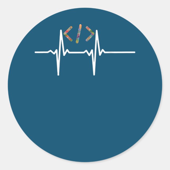 Adesivo Coders Funny | Codificação do programa de software (Frente)