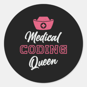 Adesivo Codificador Médico Queen Coding ICD Programmer Co