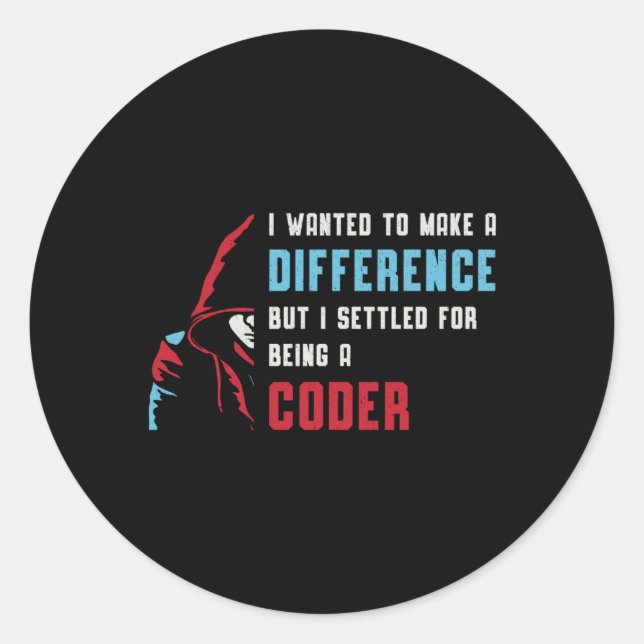 Adesivo Codificador Médico Sendo Um Codificador Codificand (Frente)