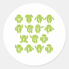 Adesivo Codificará Para Gear (Desenvolvedor De Software Bu