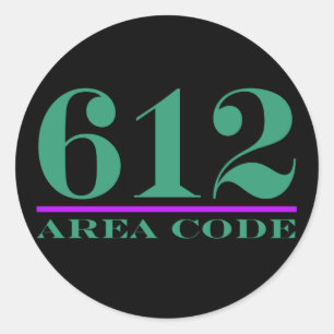 Adesivo Código de área 612